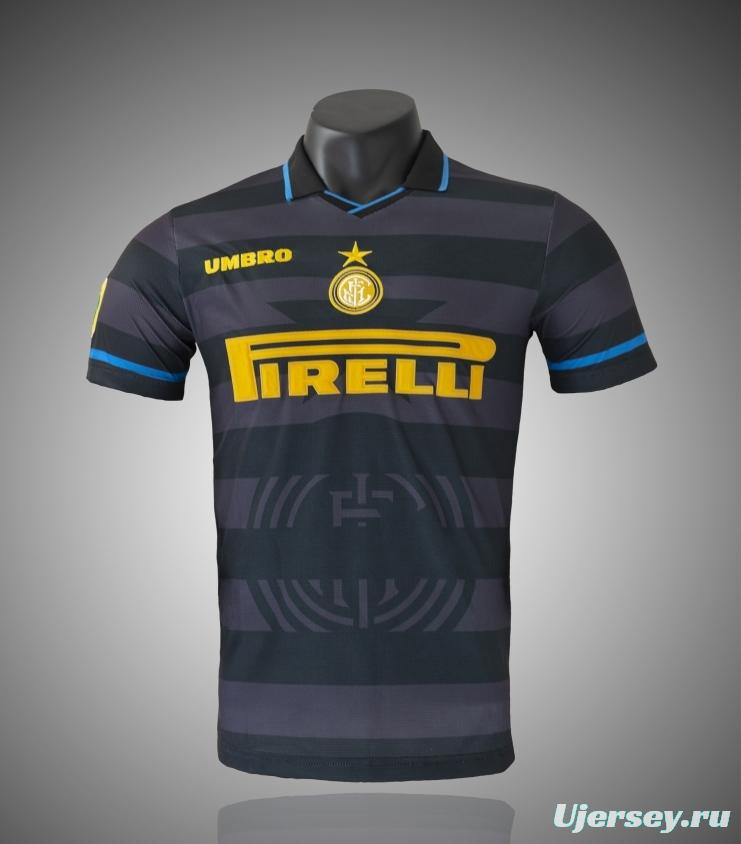 RETRO 97/98 Second Away Game Of Inter Milan Soccer Jersey