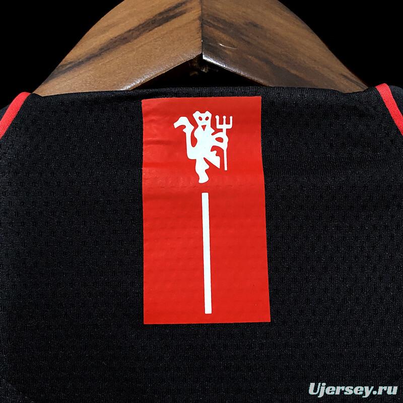 Retro 07/08 Manchester United Away Black Jersey