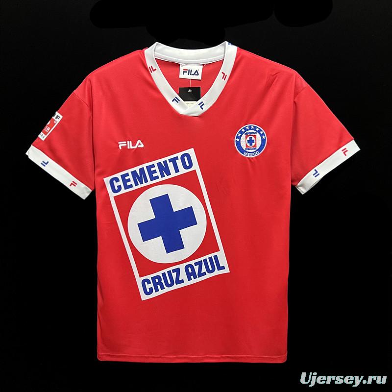 Retro 96/97 Cruz Azul Third Red Jersey