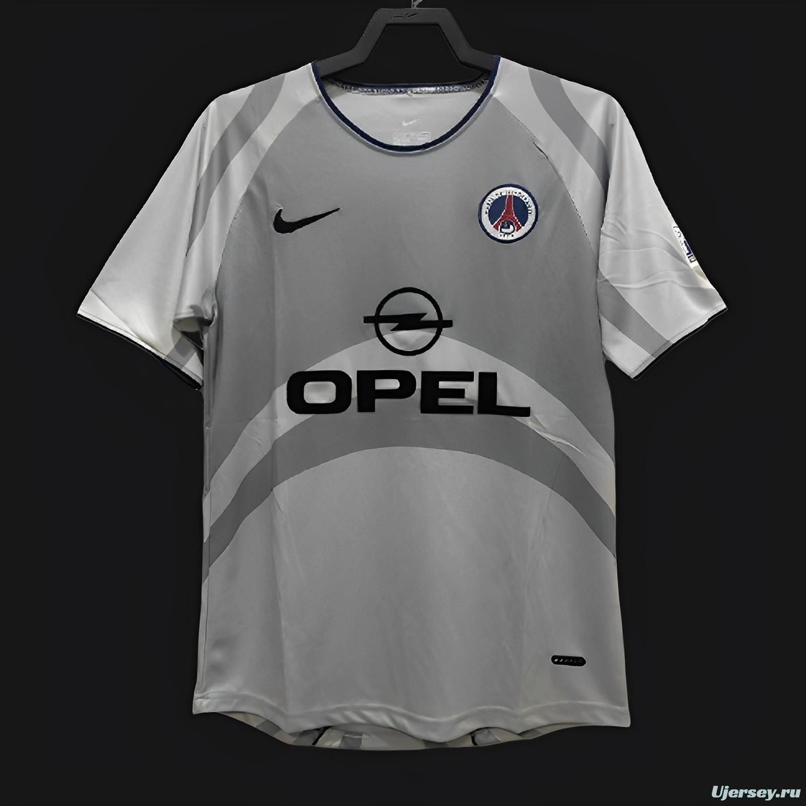 Retro 01/02 PSG Away Soccer Jersey