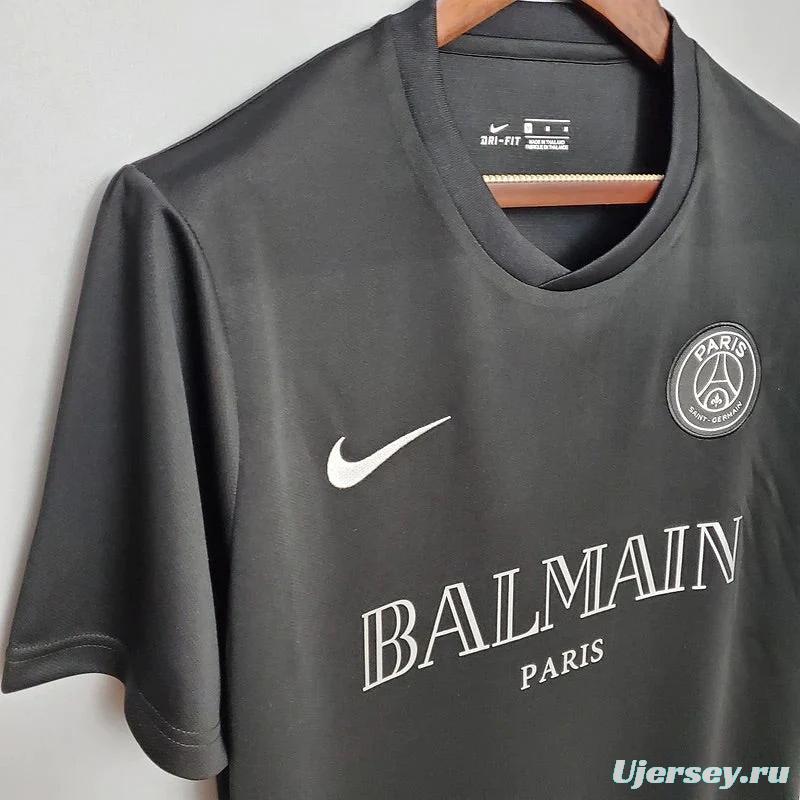 Retro 2020 PSGx Balmain Black Jersey