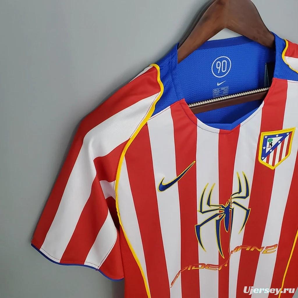 Retro 04/05 ATLETICO MADRID SPIDER MAN Home Jersey