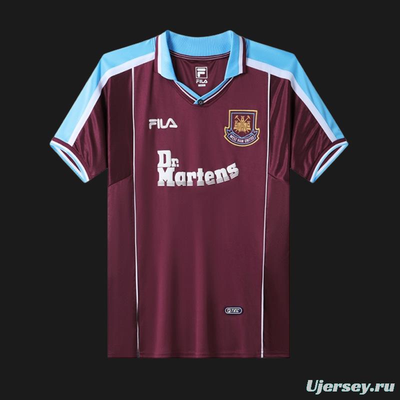 Retro 99/01West Ham United Home Jersey