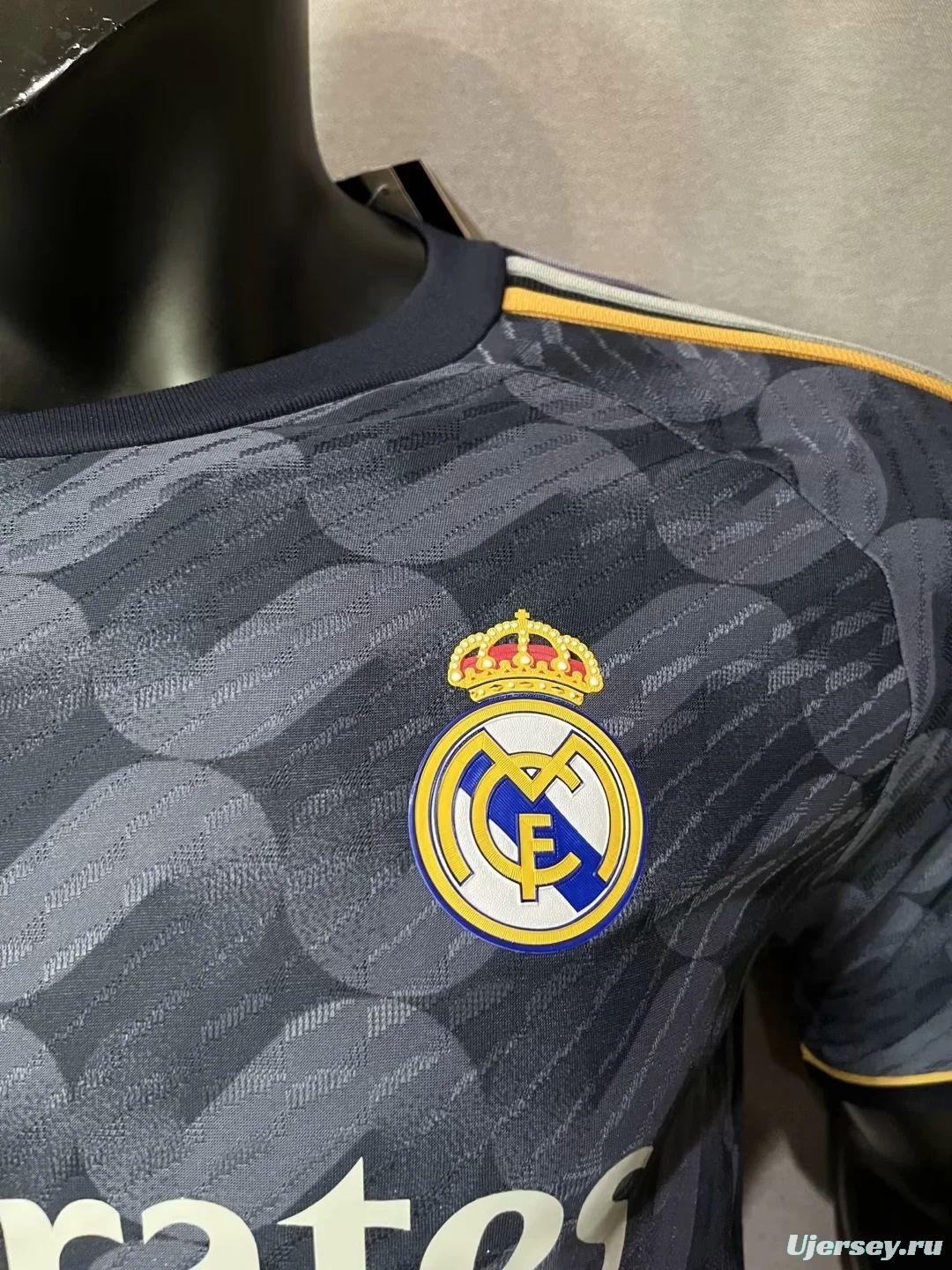 Player Version 23/24 Real Madrid Away Black Jersey