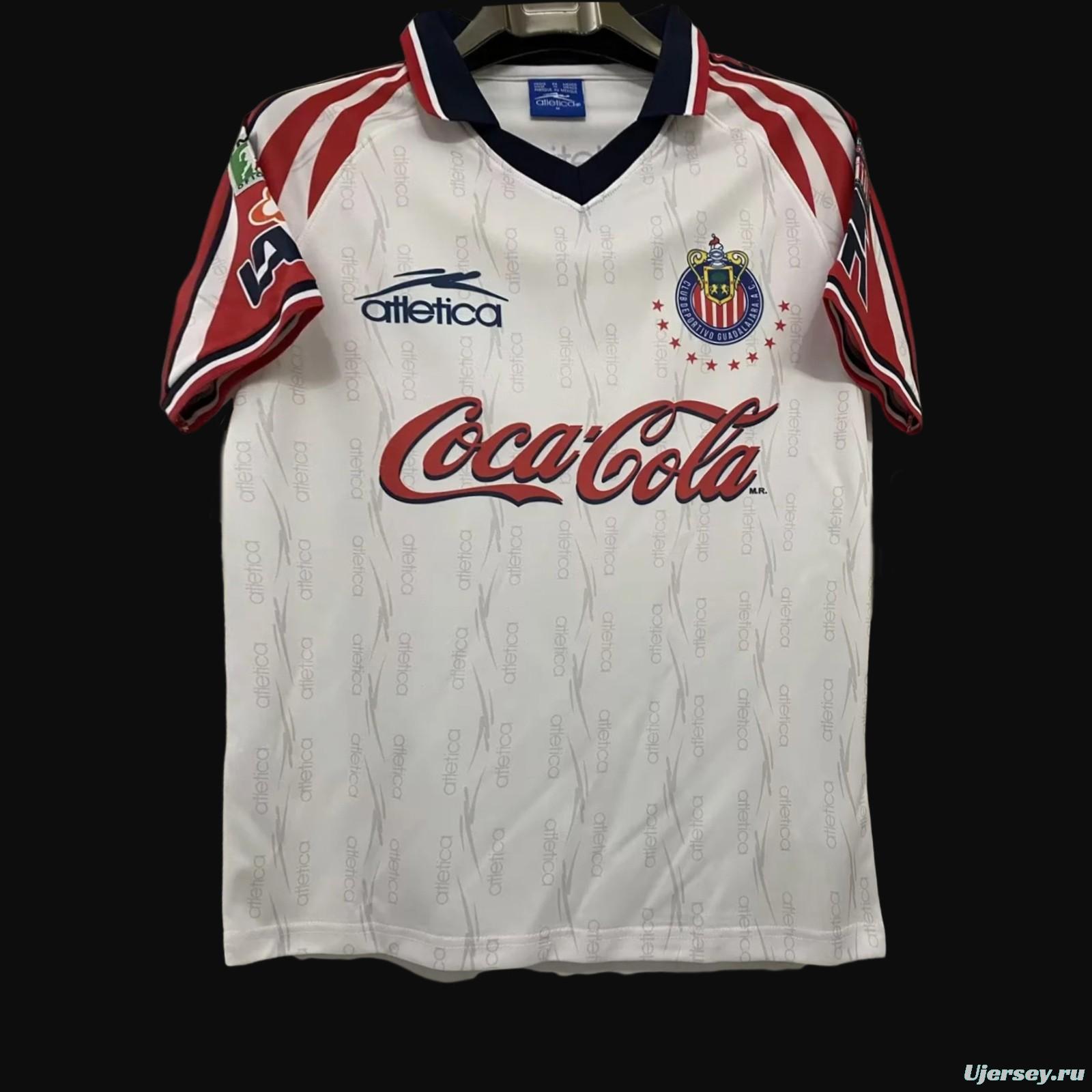 Retro 98/99 Chivas Guadalajara Away White Jersey