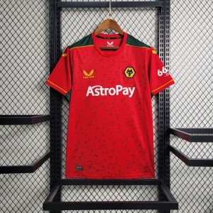 23/24 Wolverhampton Wanderers Away Red Jersey