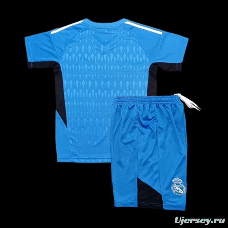 23/24 Real Madird Blue Goalkeeper Jersey