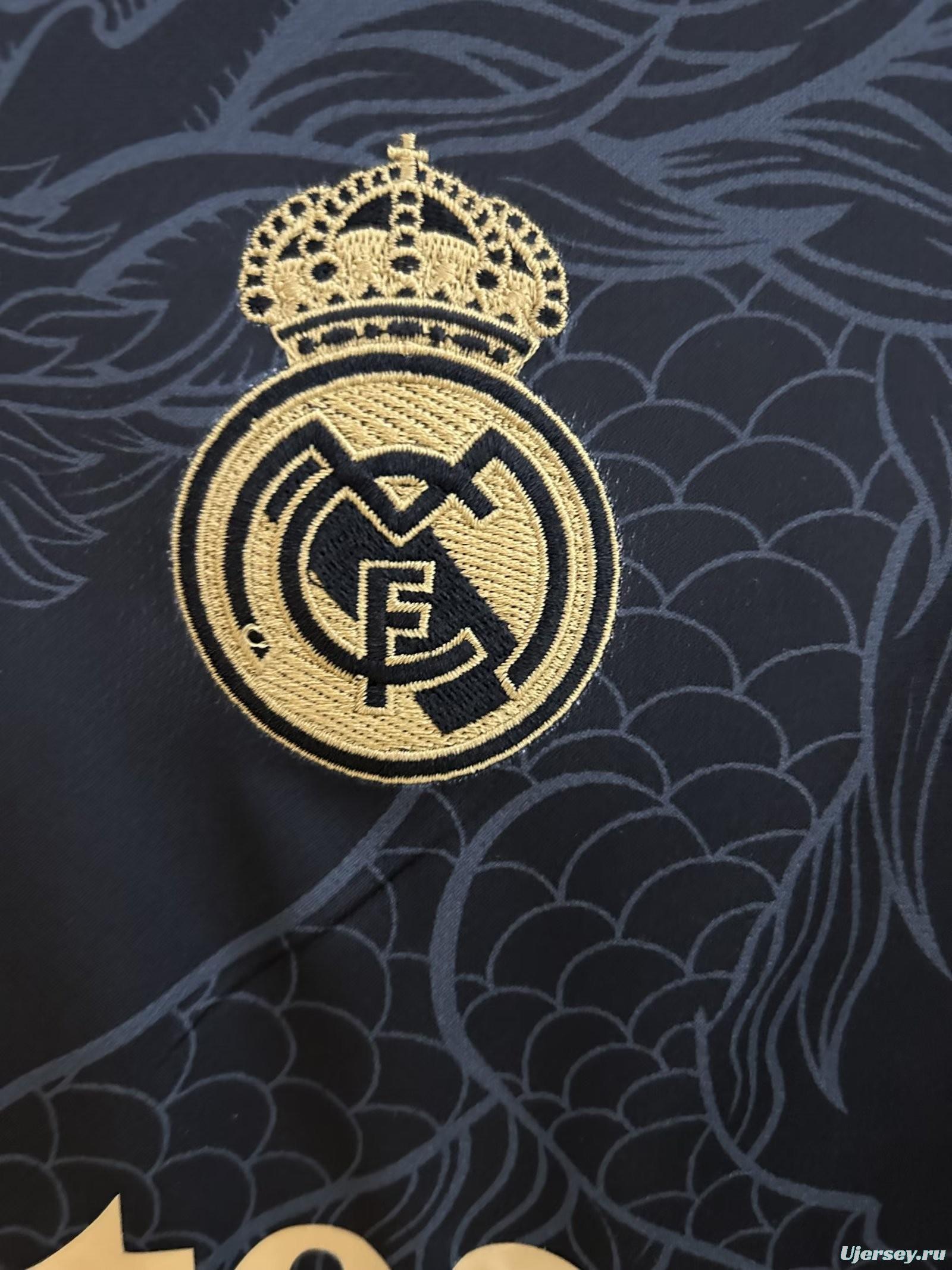 23/24 Real Madrid Dragon Black Jersey