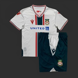 23/24 Kids Wrexham Away White Jersey