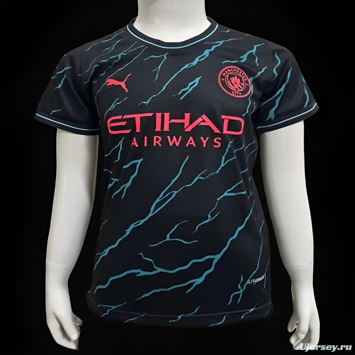 Player Version 23/24 Kids Manchester City Third Jersey