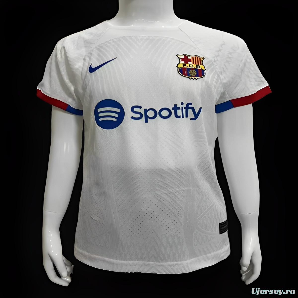 Player Version 23/24 Kids Barcelona Away Jersey