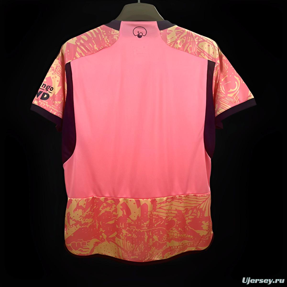 23/24 Leeds United Third Pink Jersey