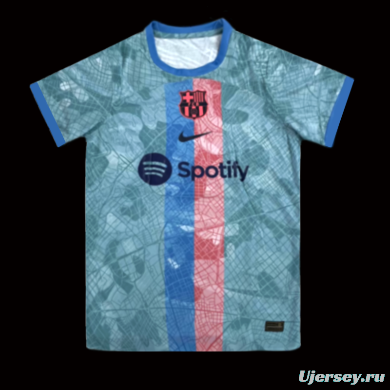 23/24 Barcelona Special Blue Training Jersey