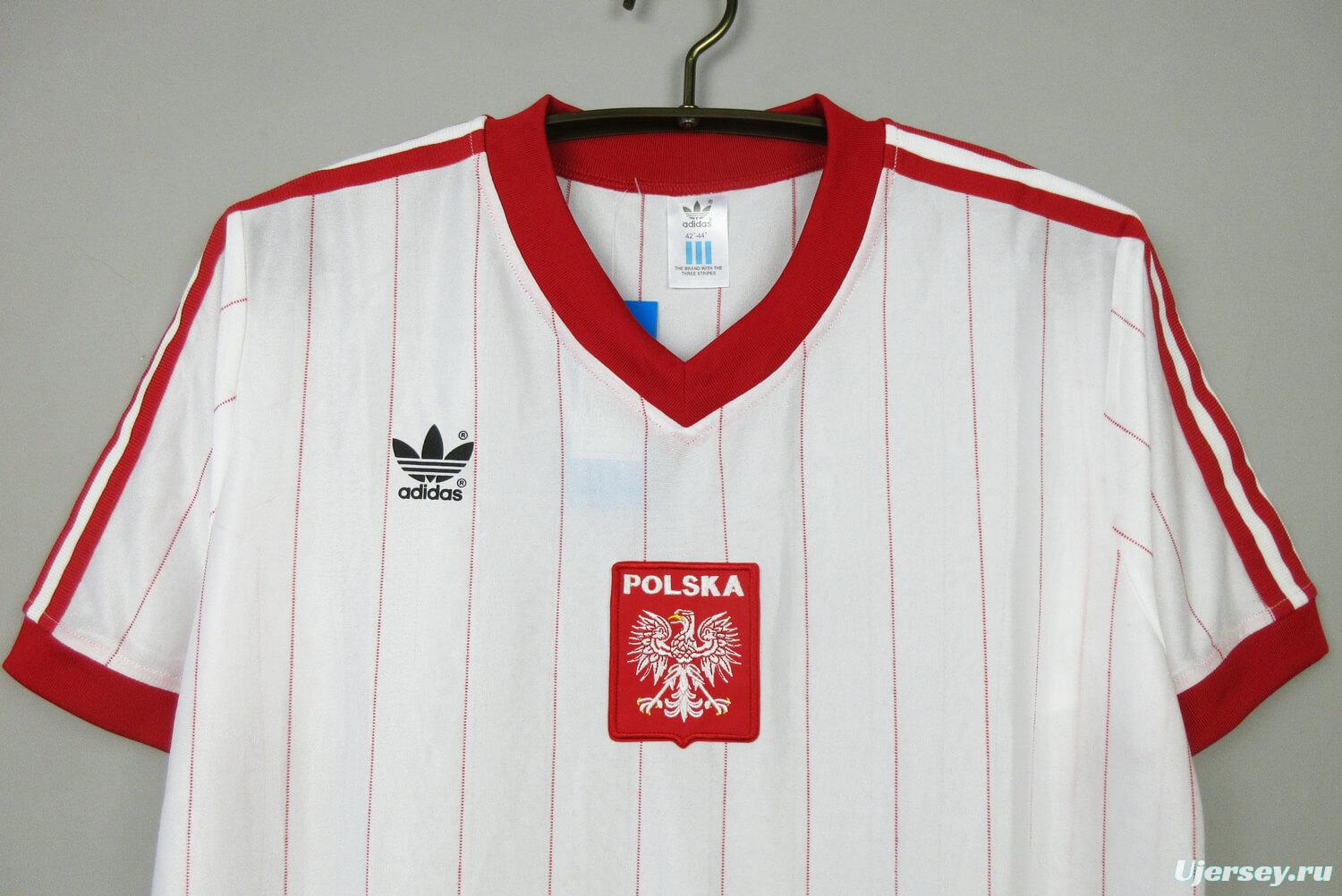 Retro 1982 Poland Home Jersey