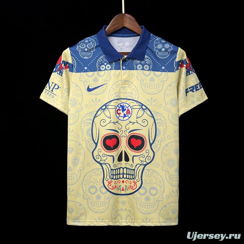 23/24 Club America Yellow Day of the Dead Special Jersey