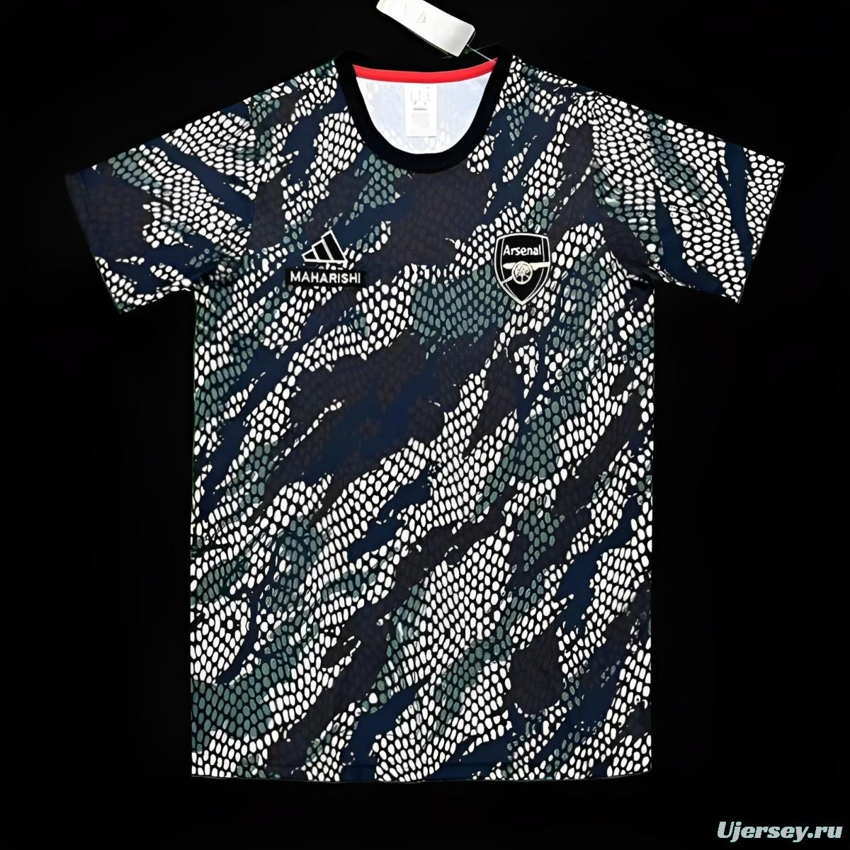 23/24 Adidas x Maharishi Arsenal Pre-match Jersey