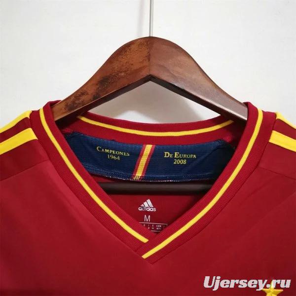 Retro 2012 Spain Home Jersey