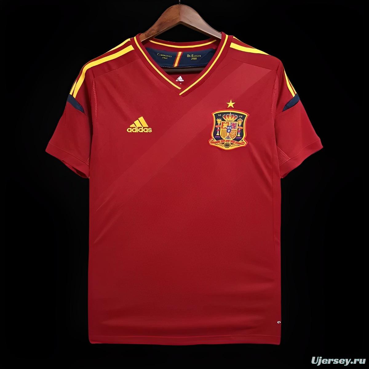 Retro 2012 Spain Home Jersey