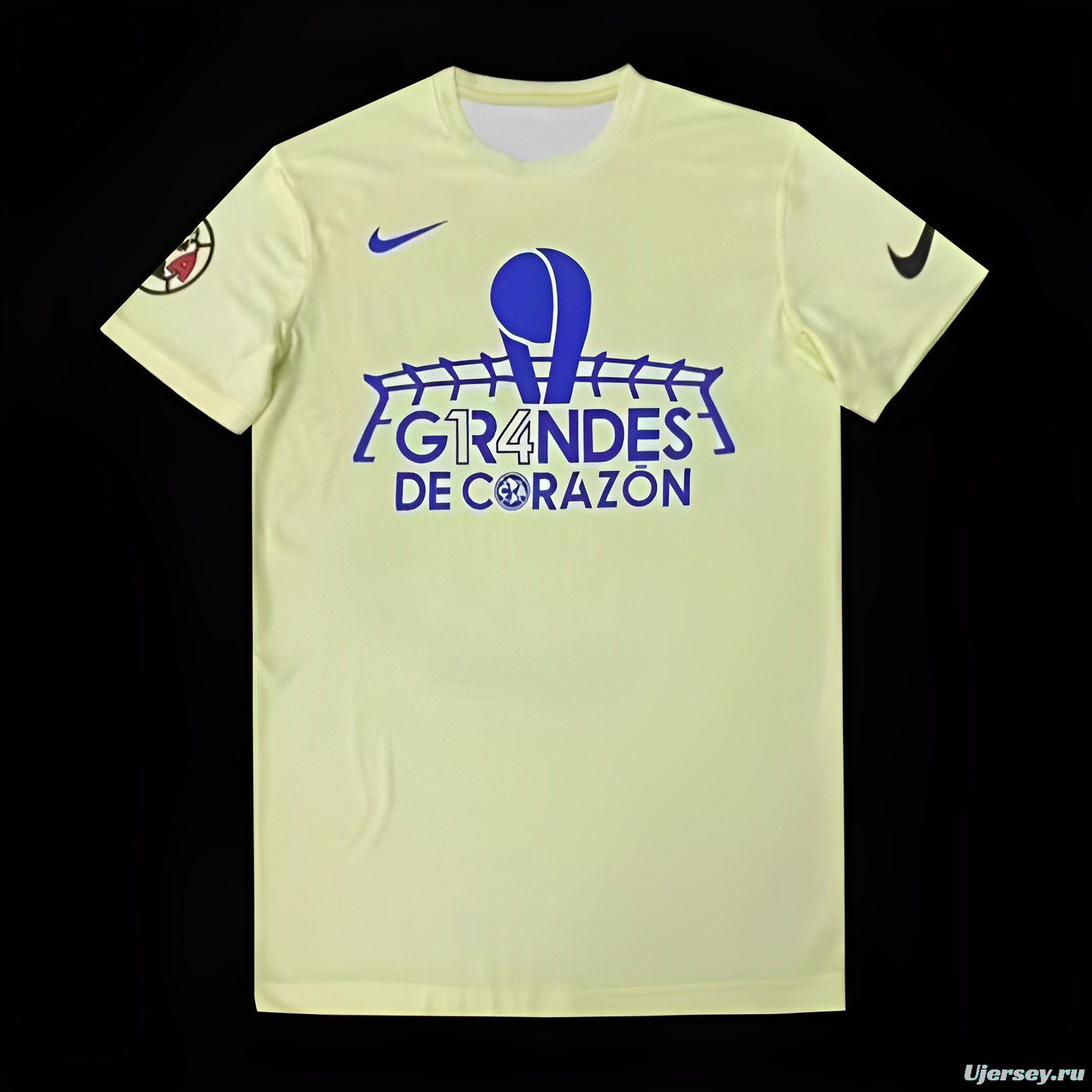 23/24 Club America Light Yellow Champion T-shirts