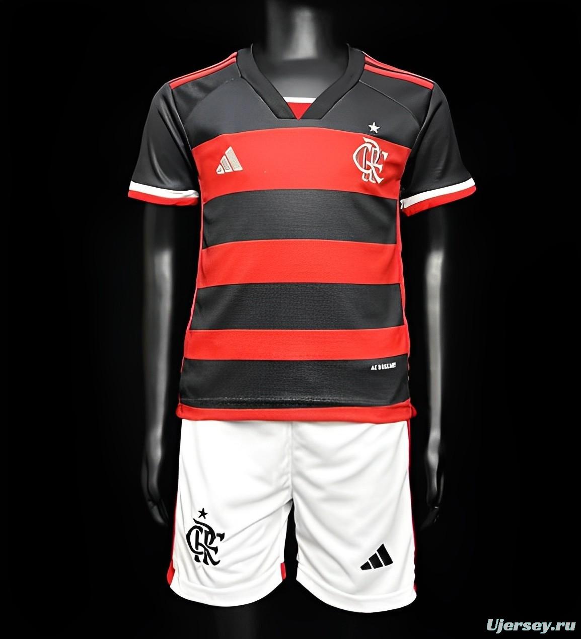 23/24 Kids Flamengo Home Jersey