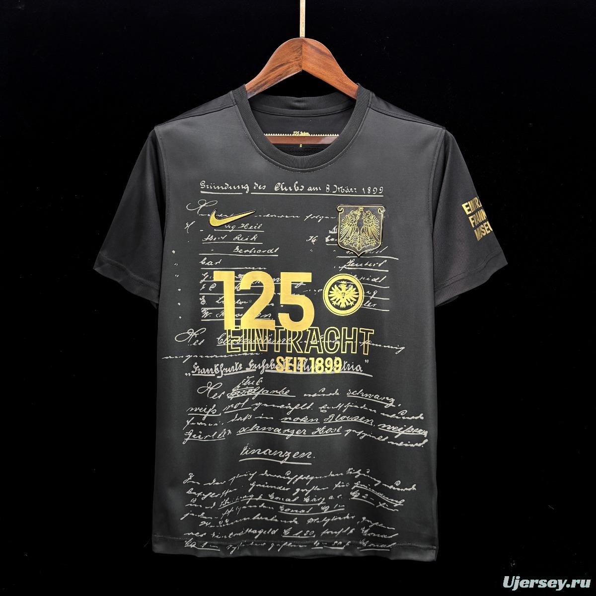 23/24 Eintracht Frankfurt 125-Year Anniversary Black Jersey