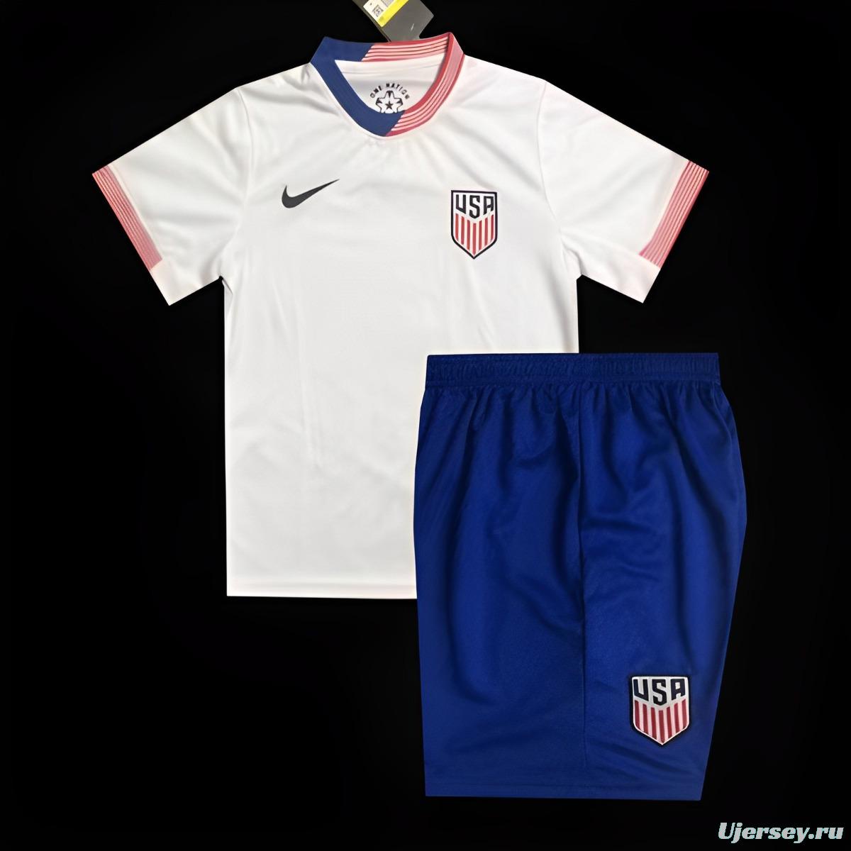 2024 Kids USA Home Jersey