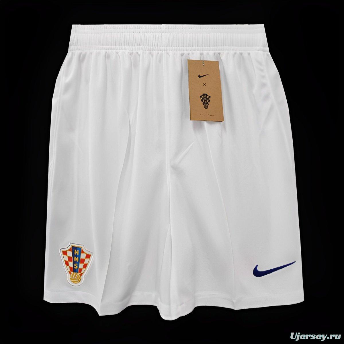 2024 Croatia Home Shorts