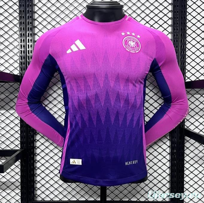 Player Version 2024 Germany Away Long Sleeve Jersey