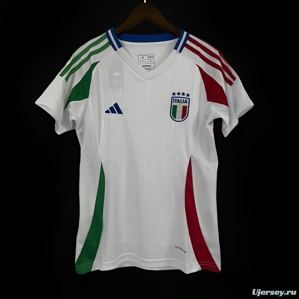 2024 Women Italy Away White Jersey