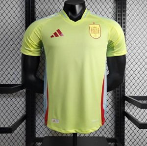 Player Version 2024 Spain Away Yellow Jersey