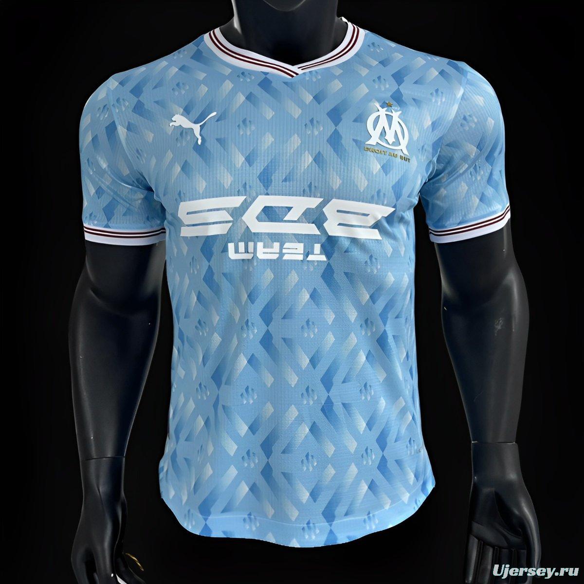 Player Version 23/24 Olympique Marseille Blue Special Edition Jersey