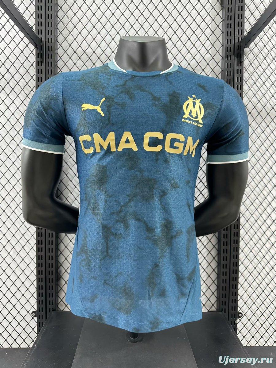 Player Version 24/25 Olympique Marseille Away Navy Jersey