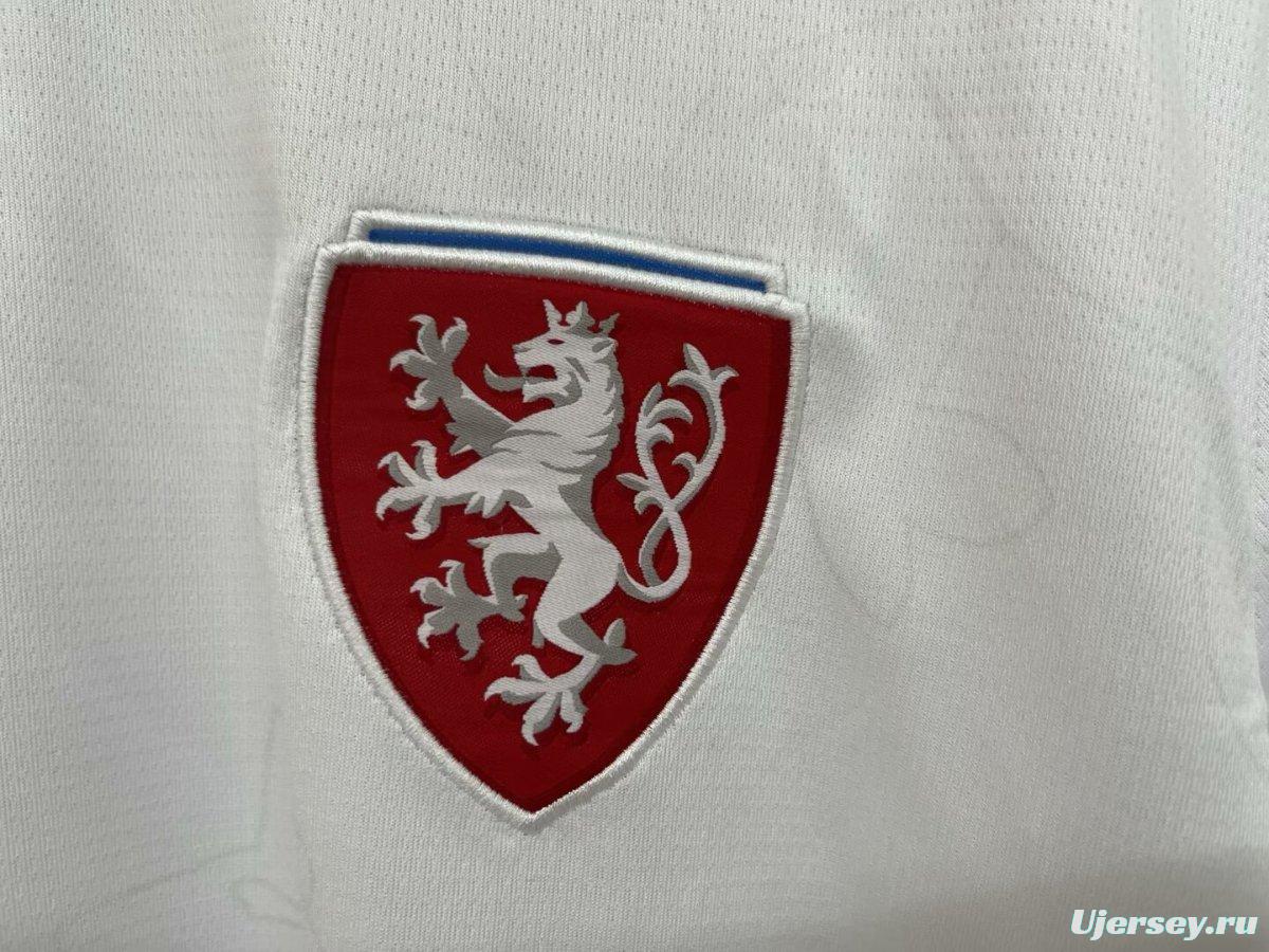 2024 Czech Republic Away White Jersey