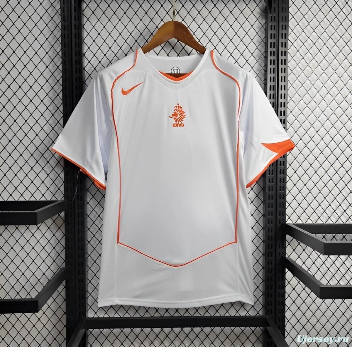 Retro 2004 Netherlands Away Jersey