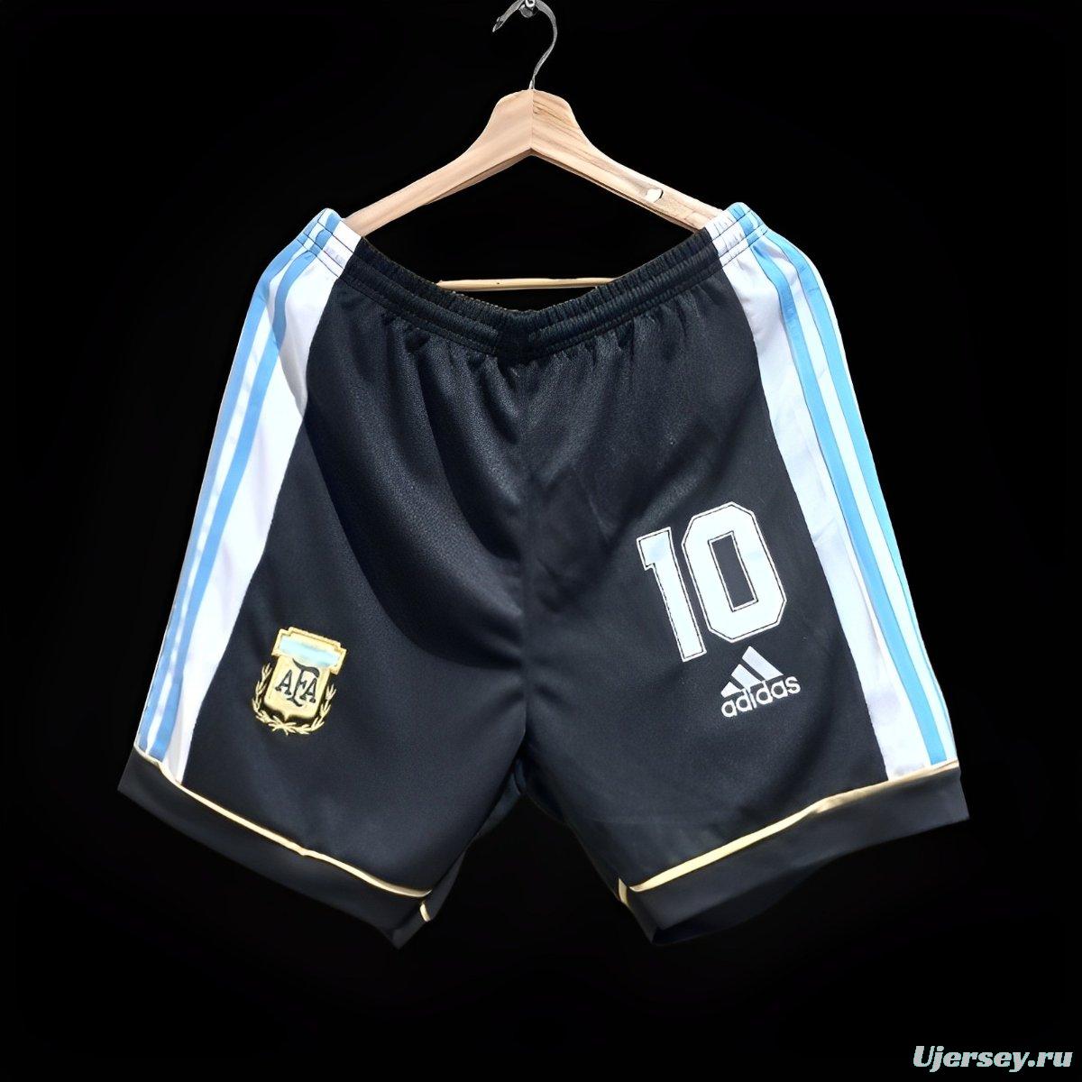Retro 1998 Argentina Home Shorts