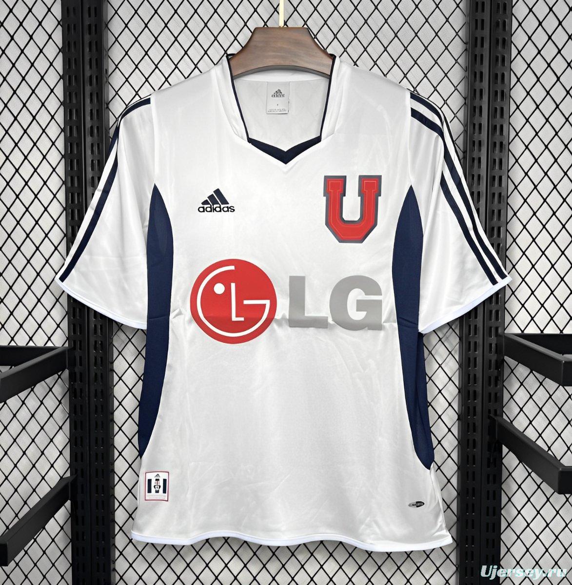 Retro 02/03 Universidad De Chile  Away White Jersey