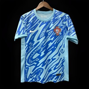 2024 Portugal Blue Pre-Match Jersey
