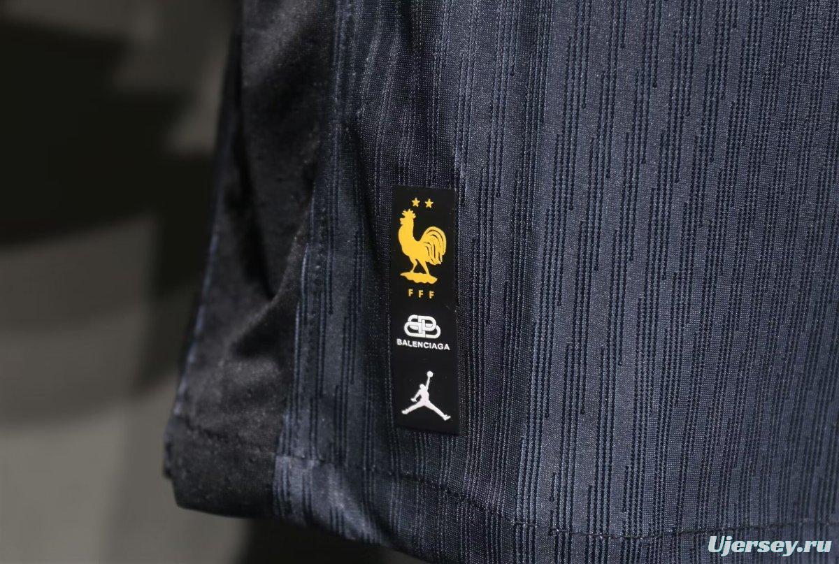 Player Version 2024 France x Balenciaga Navy Special Jersey