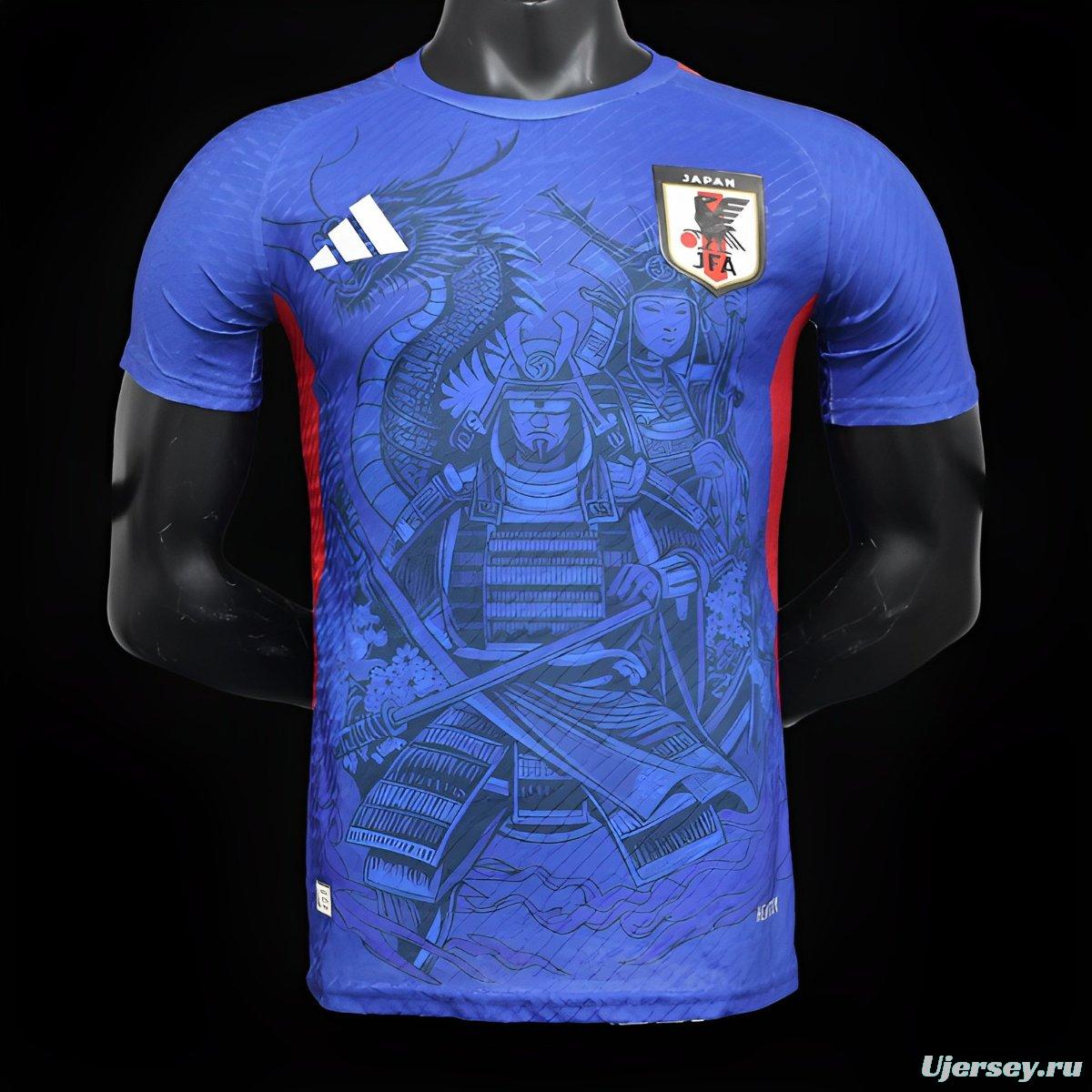 Player Version 2024 Japan Dragon x Samurai Pattern Special Jersey