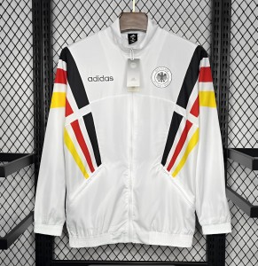 2024 Germany Euro White Windbreaker