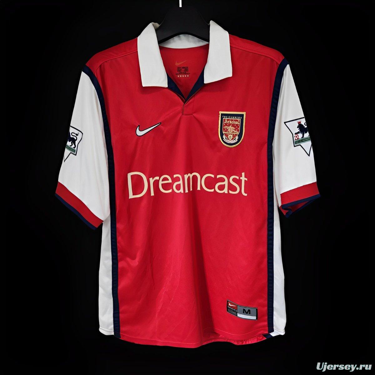 Retro 99/00 Arsenal Home Jersey