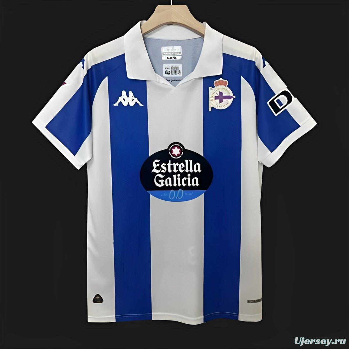 24/25 Deportivo La Coruna Home Jersey