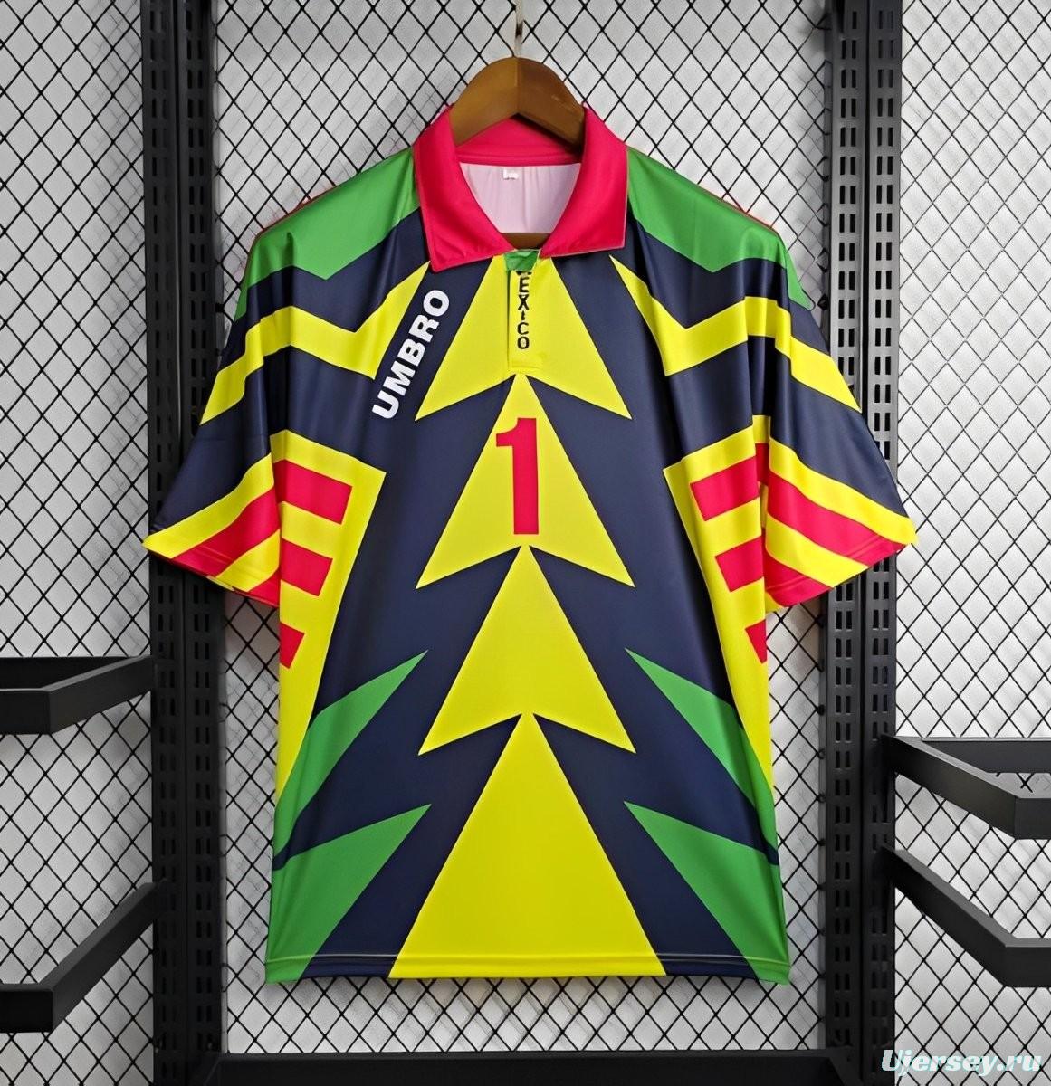 Retro 1994 Mexico Away Goalkeeper Jersey