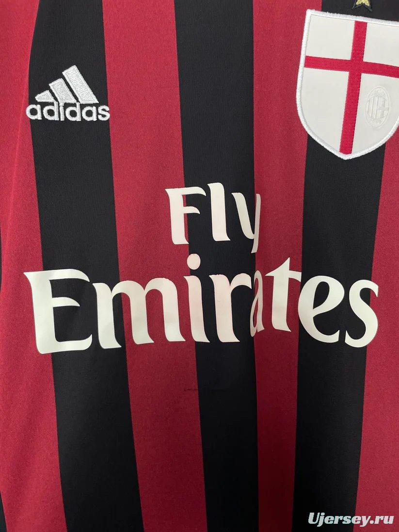 Retro 15/16 AC Milan Home Jersey