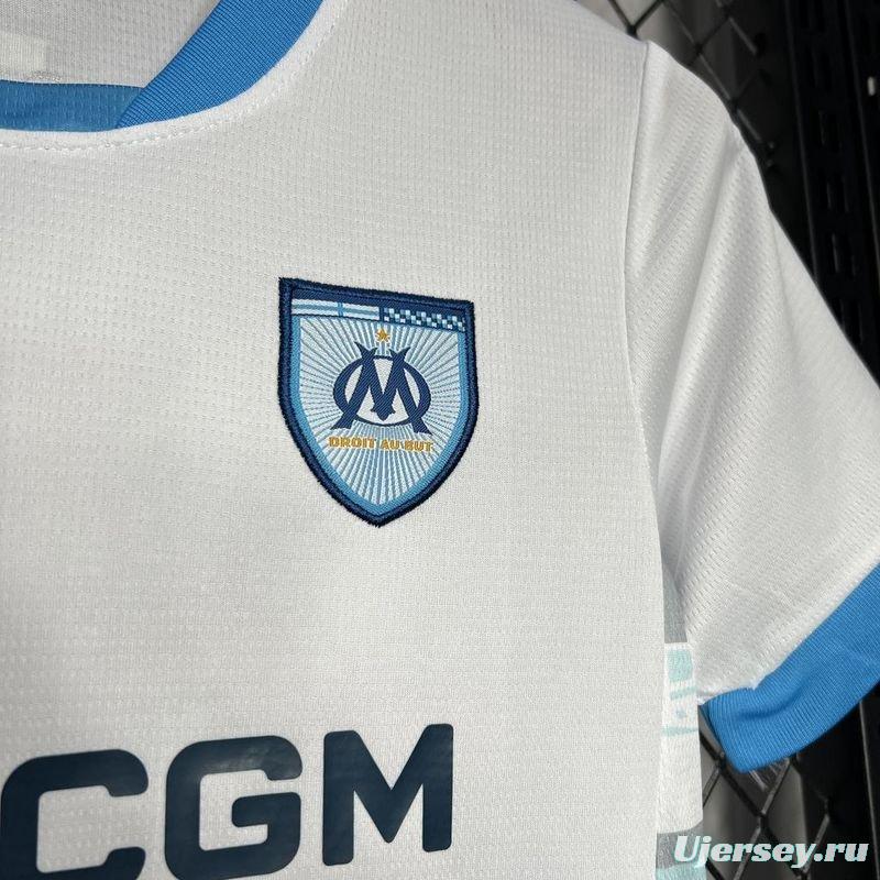 24/25 Kids Olympique Marseille Home Jersey