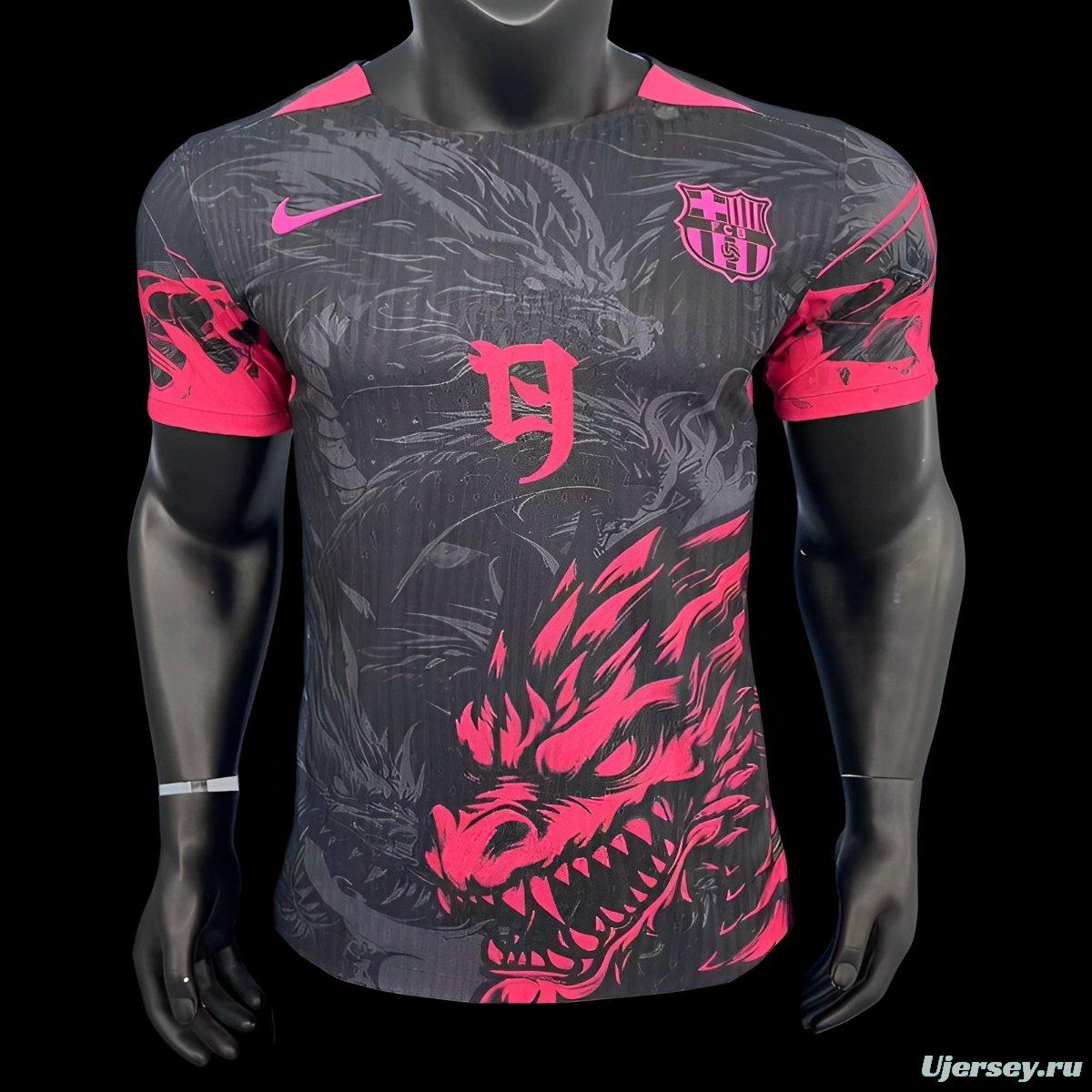 Player Version 24/25 Barcelona Black/Purple Dragon Jersey