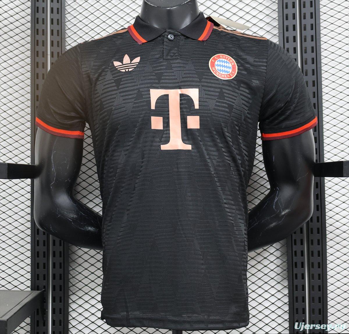 Player Version 24/25 Bayern Munich x Adidas Original Black Jersey