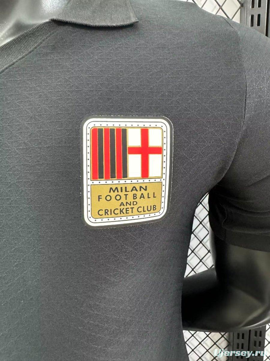 Player Version 24/25 AC Milan 125th Anniversary Black Jersey