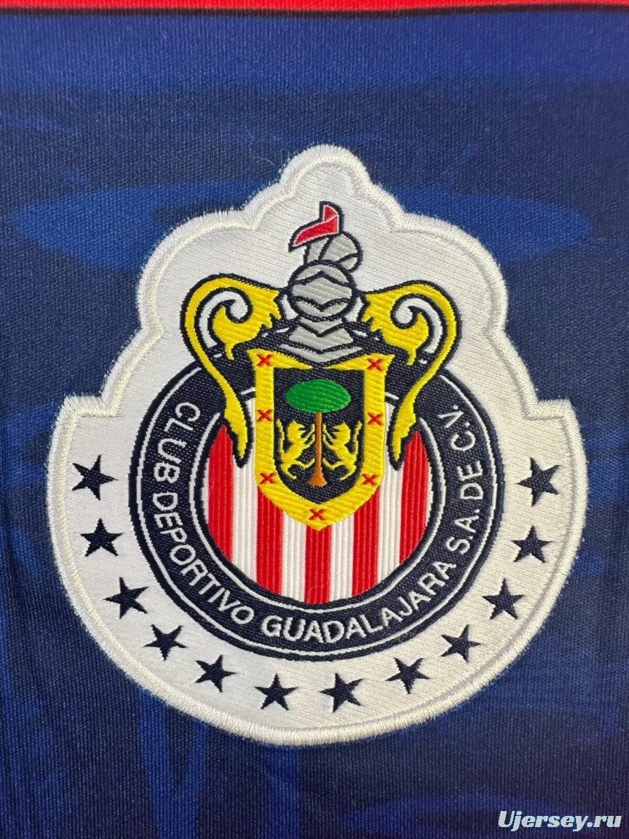 Retro 19/20 Chivas Guadalajara Away Long Sleeve Jersey