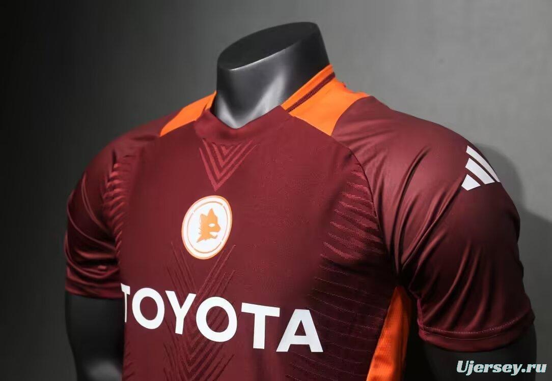 Player Version 24/25 AS Roma Home Pre-Match Jersey